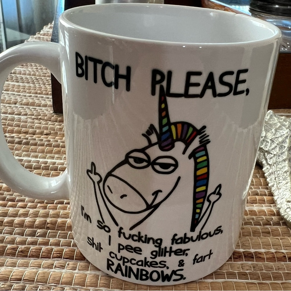 Brand New Funny  lo Unicorn Sparkles mug, ships in box, great gift!